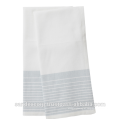 toalhas de prato de algodão branco liso
